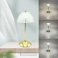 Modern LED Table Lamp Touch Sensor Alloy Base Stylish for Home Decoration
