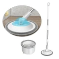 Mop and Bucket Washable & Reusable Microfiber Mop for Laminate Wood