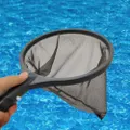 Pool Skimmer Net Spa Fountain Pond Leaf Rake Black Fine Mesh Bag Catcher