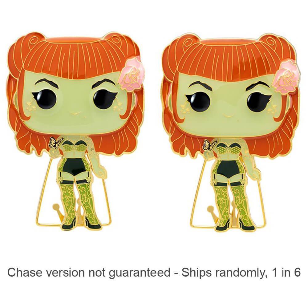 Poison Ivy 4" Pop! Enamel Pin Chase Ships 1 in 6
