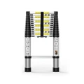 3.8m Telescopic Extension Ladder Retractable With Safe Lock
