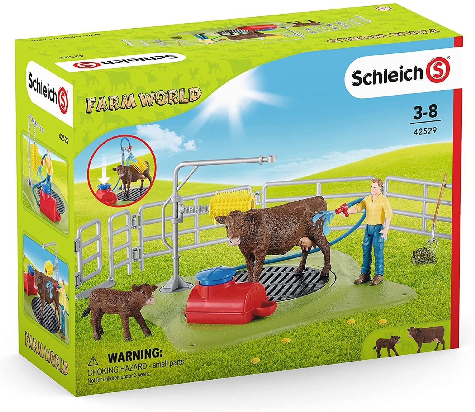 Schleich Farm World Happy Cow Wash 42529