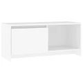 TV Cabinet White 90x35x40 cm Engineered Wood vidaXL