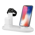 3 in 1 Wireless Charger Dock Charging Station For Apple Watch iPhone 12 11 XS 8+