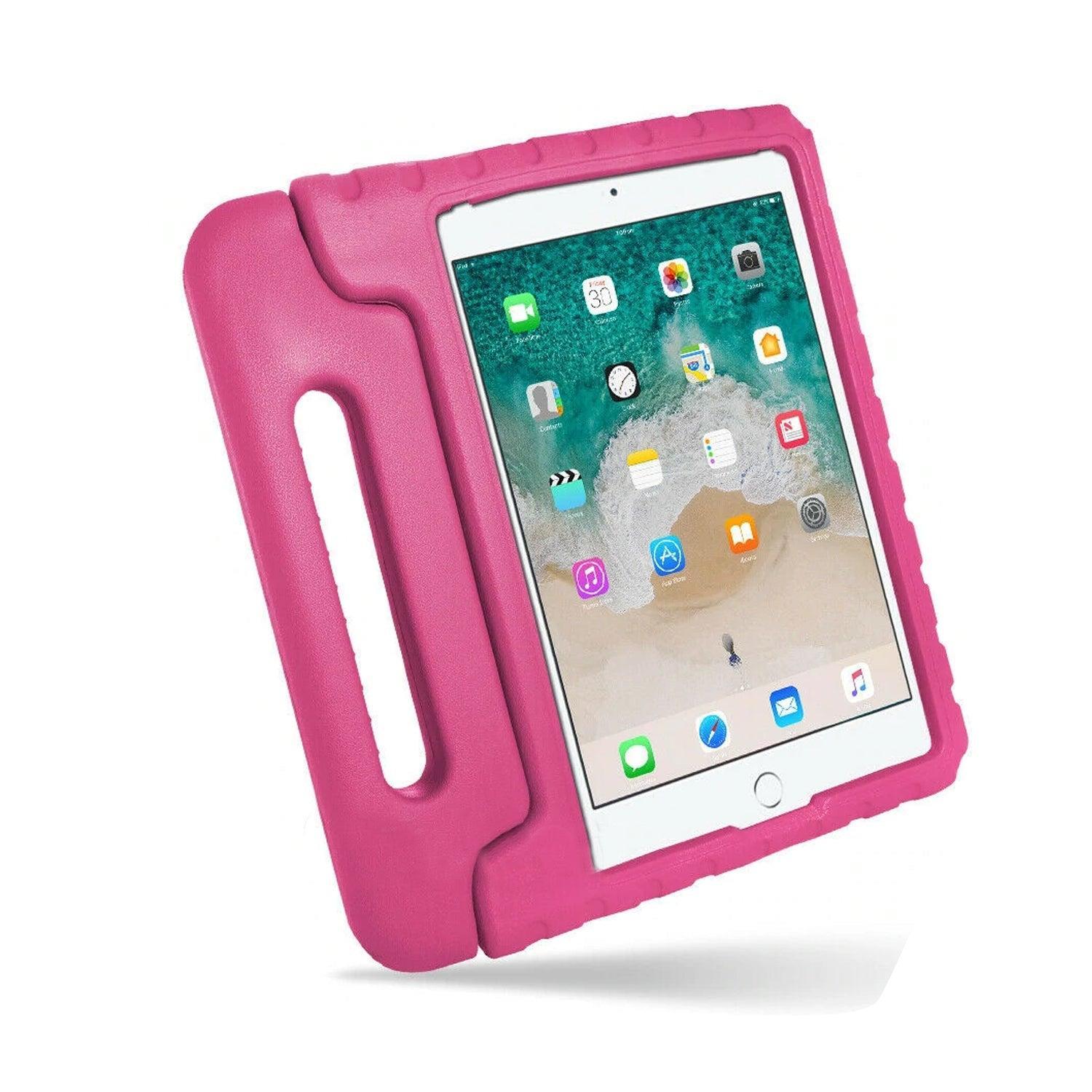 Pink Kids Heavy Duty Shock Proof Case Cover for iPad 9 8 7 6 5 Gen Mini Air 1 2 3