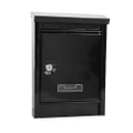 Mailbox Wall Mount Post Letterbox Letter Mail Box Junk Mail Lockable