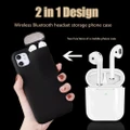Multifunction Creative 2 in 1 Anti-scratch Shockproof Matte PC Protective Case for iPhone 11 & Apple Airpods 1/2