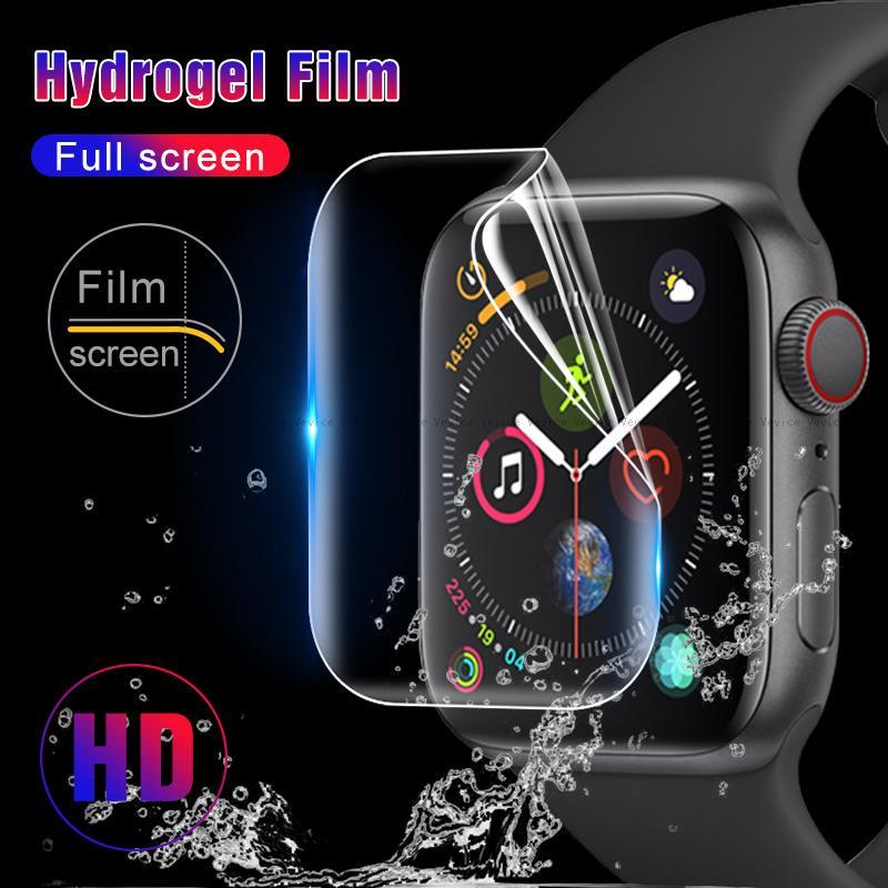 3PCS for Apple Watch 7 Film HD Automatic-Repair Anti-Scratch Full Coverage Soft Hydrogel Film Protective Film Watch Screen Protector