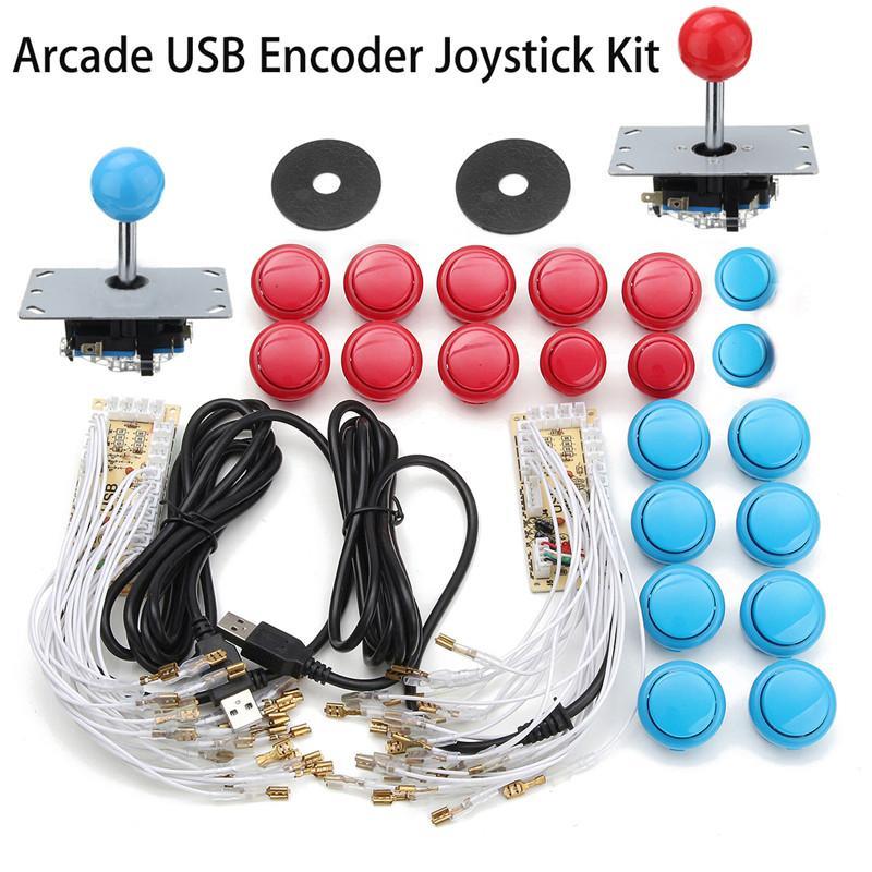 Arcade DIY Kits Parts USB Encoder For PC Joystick With 20Pcs Buttons
