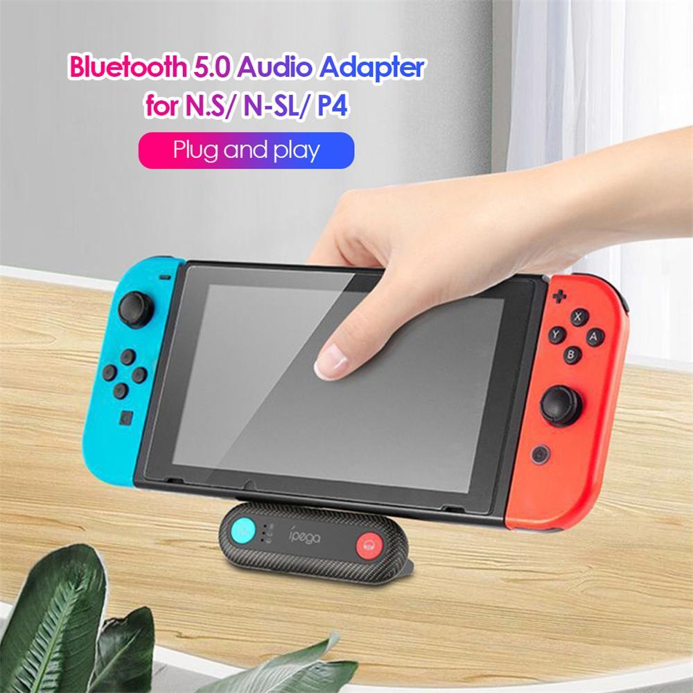 Ipega SWO35 bluetooth Adapter USB Type-C Audio Base Holder Converter Supports Headset Connection For NS Switch/Switch Lite