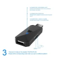 bluetooth Adapter Converter for Gamepad Game Controller for Playstation PS4 PS3 for Nintendo Switch Wii PC