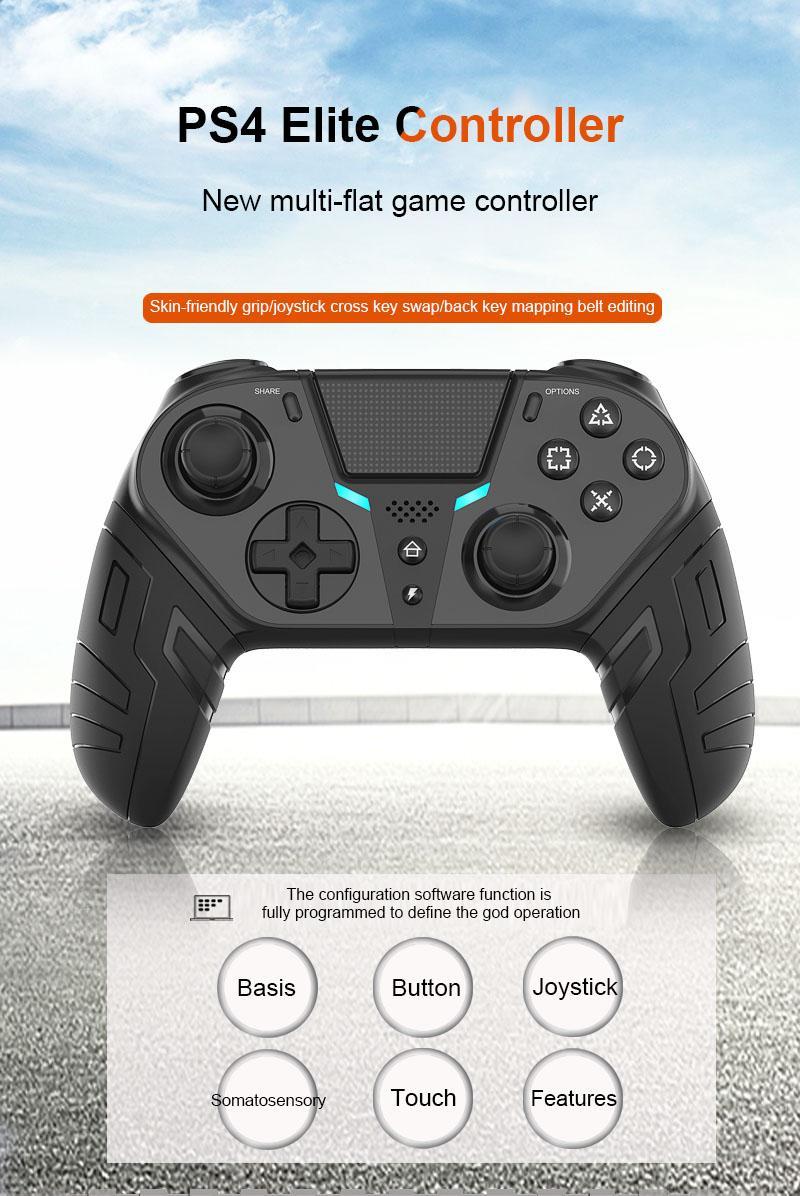 Q300 Bluetooth Vibration Gamepad For Playstation Wireless Joystick Gamepad For PS4 PS3 PC Game Console