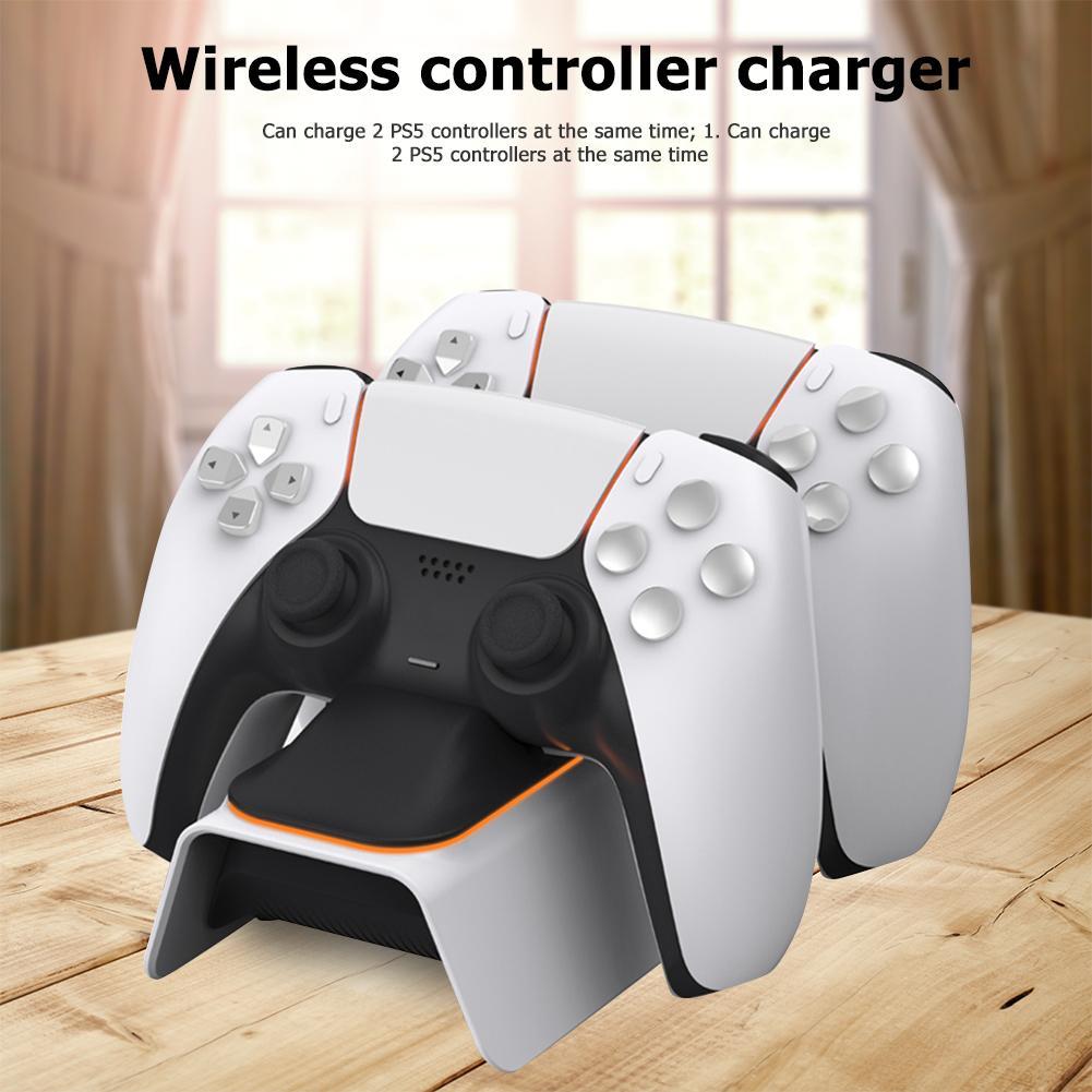 DOBE TP5-0521 Controller Dual Charger for Sony PS5 Wireless Gamepad Joystick Power Cradle Fast Charging Dock Station for PlayStation 5