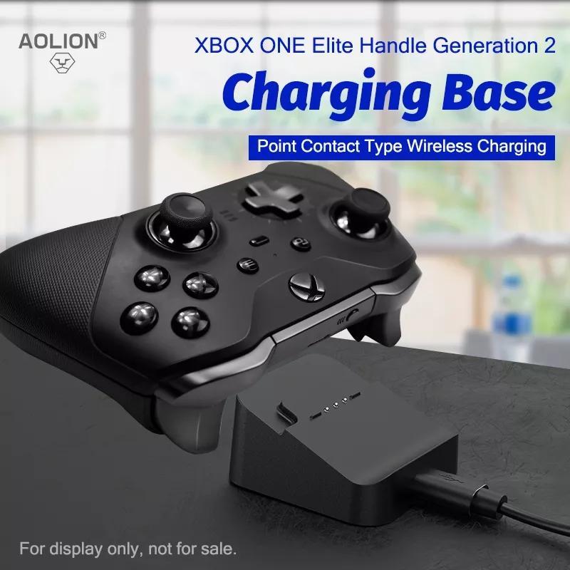 Aolion Wireless Magnetic Charging Dock Stand Station Contact Charger Power Supply For Xbox One Elite 2 Gamepad Game Controller