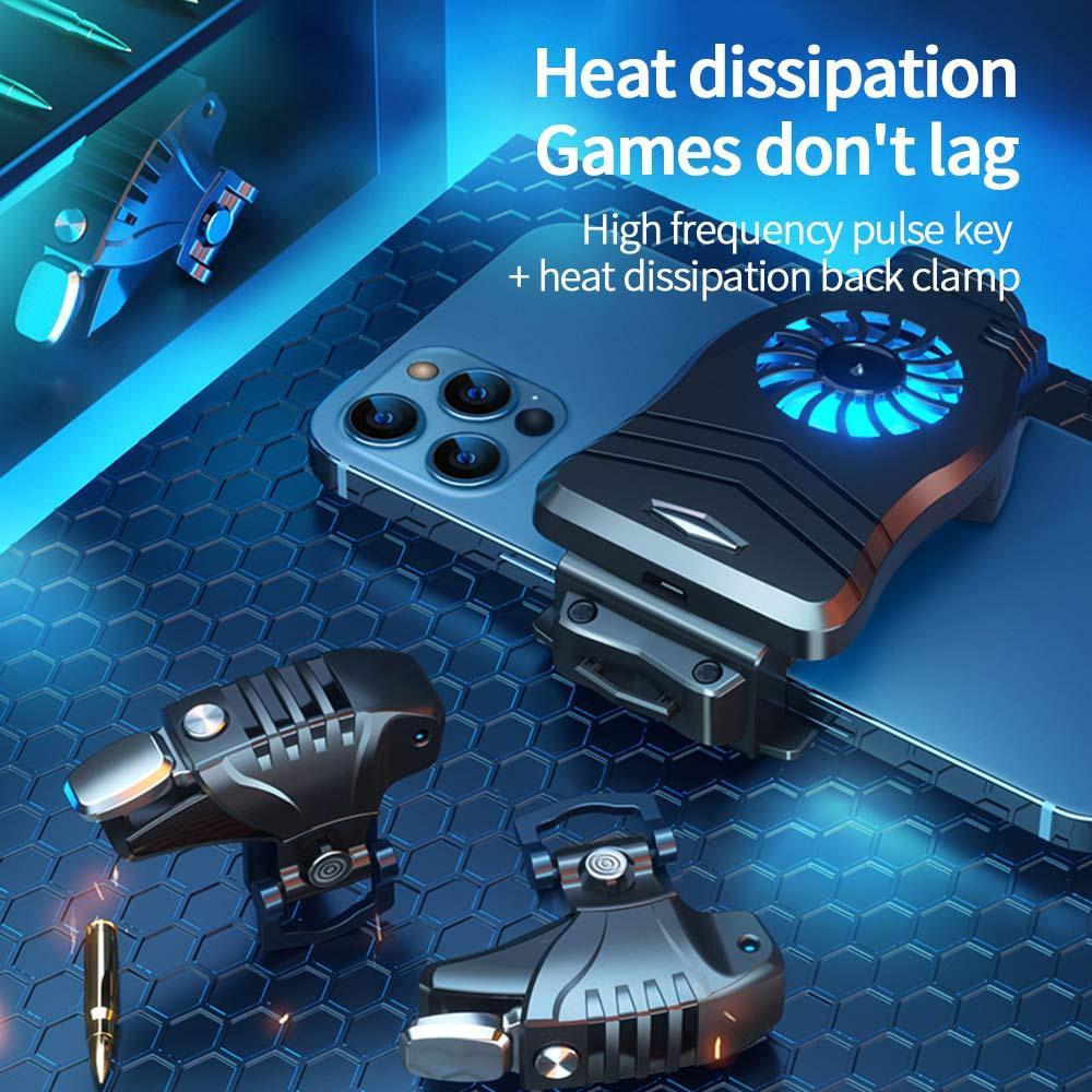 G3 High Frequency Pulse Gaming Controller Four Gear Frequency Conversion Fast Heat Dissipation PUBG Mobile Gamepad Joystick For iPhone 12 Mini for iPhone 12 Pro Max OnePlus 8 OnePlus 8 Pro