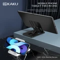 KAKU Folding ABS Desktop Holder Multi-Angle Adjustable Mobile Phone Tablet Stand Bracket for Samsung Galaxy S21 POCO M3