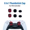 iPega PG-P5006 6 In 1 Thumb Grip Kit Thumbsticks Cover Thumb Joystick Replacement Extender Caps for PS5 Controller for Dual Sense Gamepad