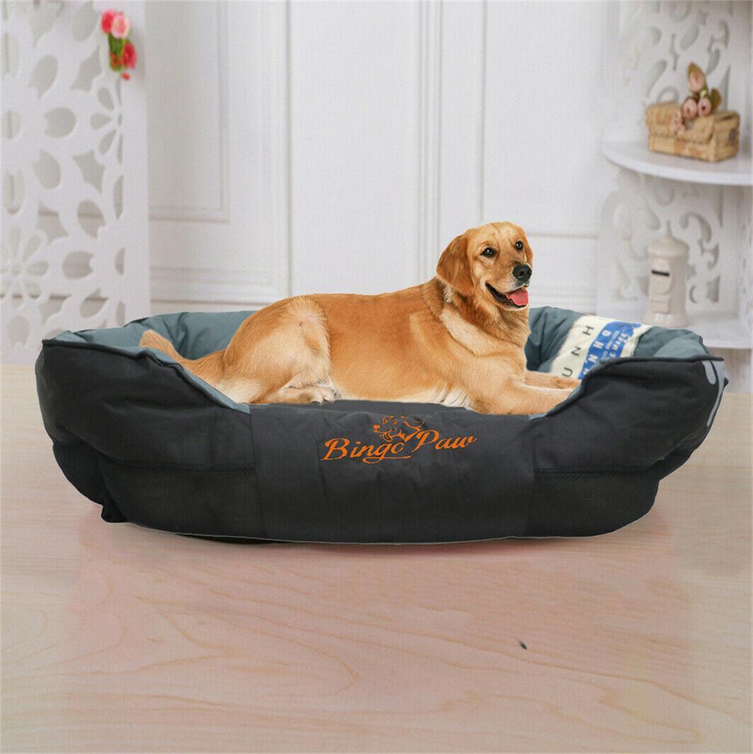 Waterproof Dog Bed Dog Baskets Kennel Cushion (Size XXL Large)