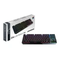 MSI Vigor GK50 Low Profile TKL US Vigor GK50 RGB Low Profile TKL US White Clicky Mechanical Gaming Keyboard