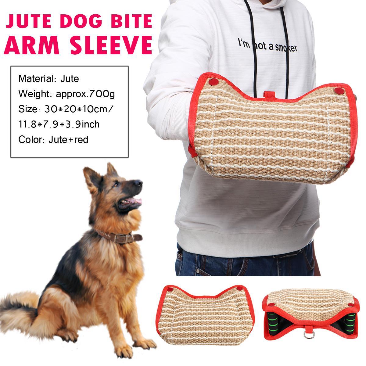 Jute Dog Bite Protection Arm Sleeve for Puppy Young Dogs Training fit Pitbull German Shepherd Puppy Biting