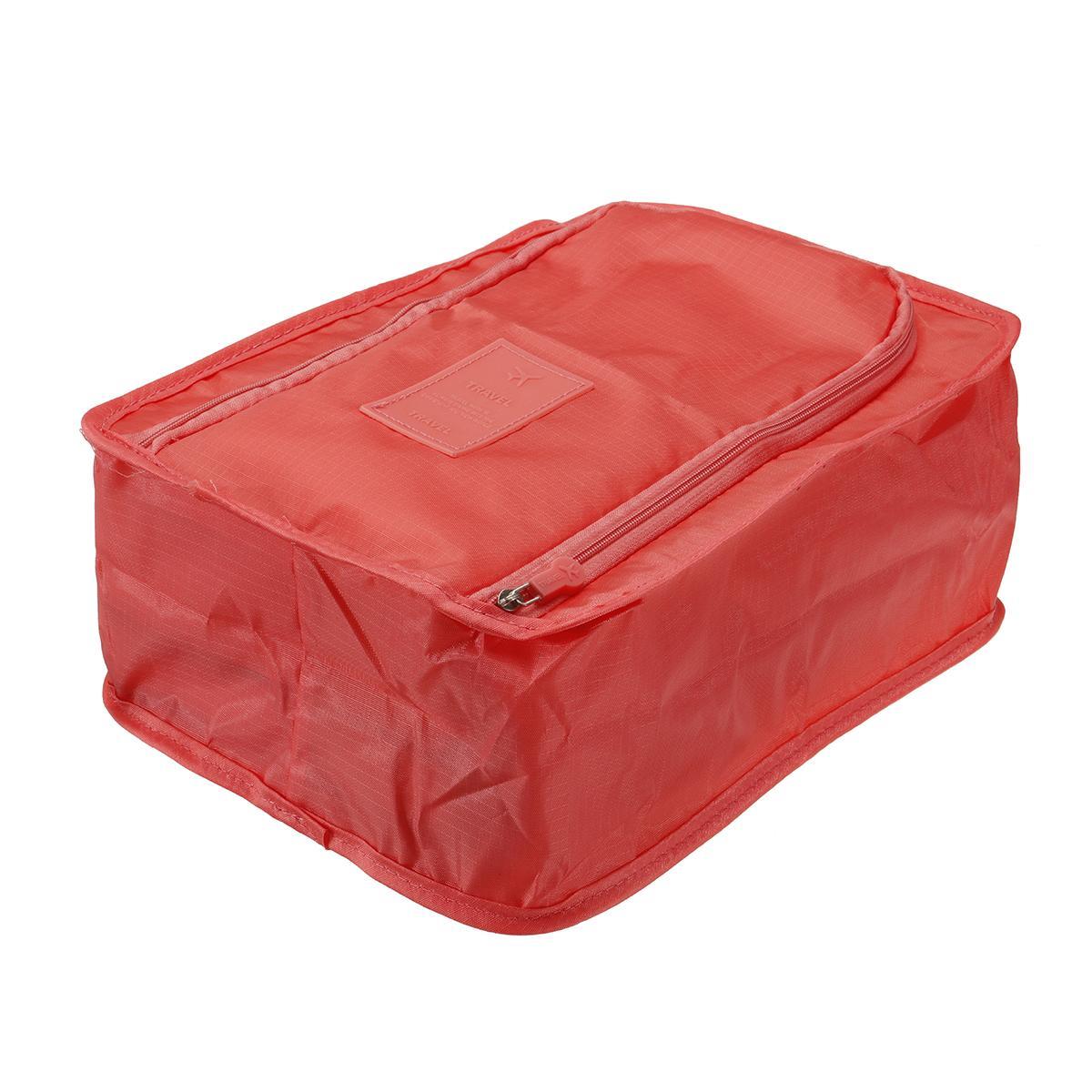 Nylon Travel Pouch Tote Laundry Shoe Storage Bag Waterproof Zipper Case Handbag