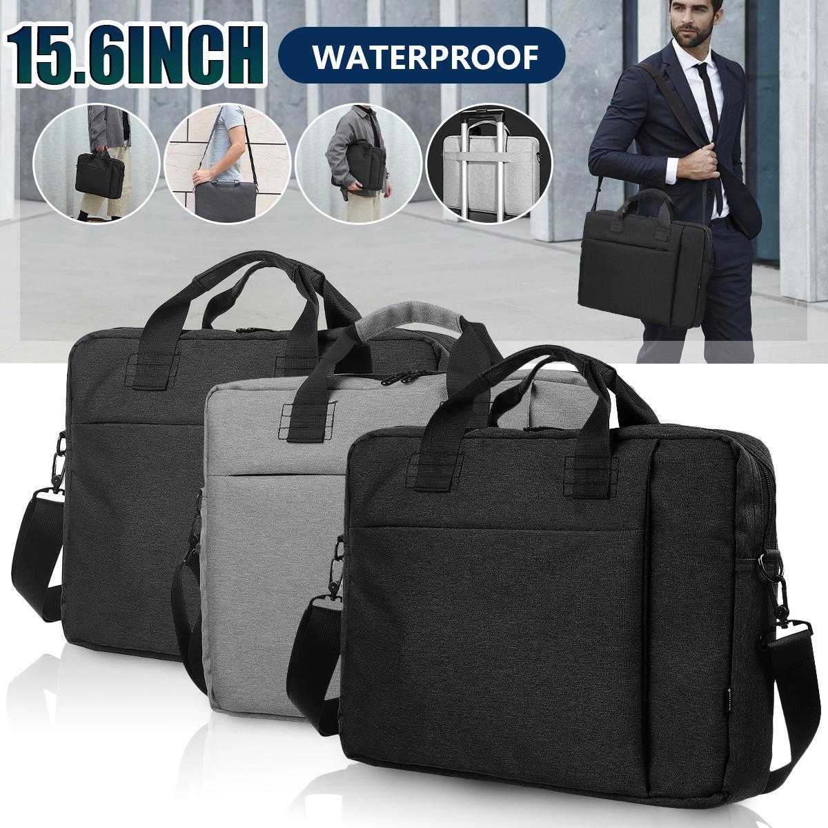 15.6 Inch Laptop Bag Waterproof Briefcase Business Travel Bag Computer Office Bag Multifunctional Single Shoulder Bag