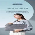 llano Laptop Bag Large Capacity Multi-pocket Mouse Pad + Laptop Case Dual Use Waterproof Handheld Laptop Sleeve Briefcase with Handle for 14.1-15.4″ / 13-13.3″ / 15.6″ Laptop