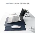 Soft PU Leather Laptop Sleeve Bag Case Cover for 13.3-14 15 inch for Macbook Air Pro Xiaomi for DELL Lenovo Computer Notebook