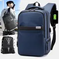 Men USB Charging Outdoor Nylon Travel Waterproof Large Capacity 13 Inch Laptop Bag Travel Bag Backpack