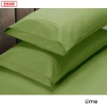 Apartmento 225TC Fitted Sheet Set King Lime plus 2 Pillowcases