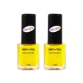 2x BYS 14ml Neons The Right Bright Nail Polish Enamel Lacquer Quick Dry Yellow