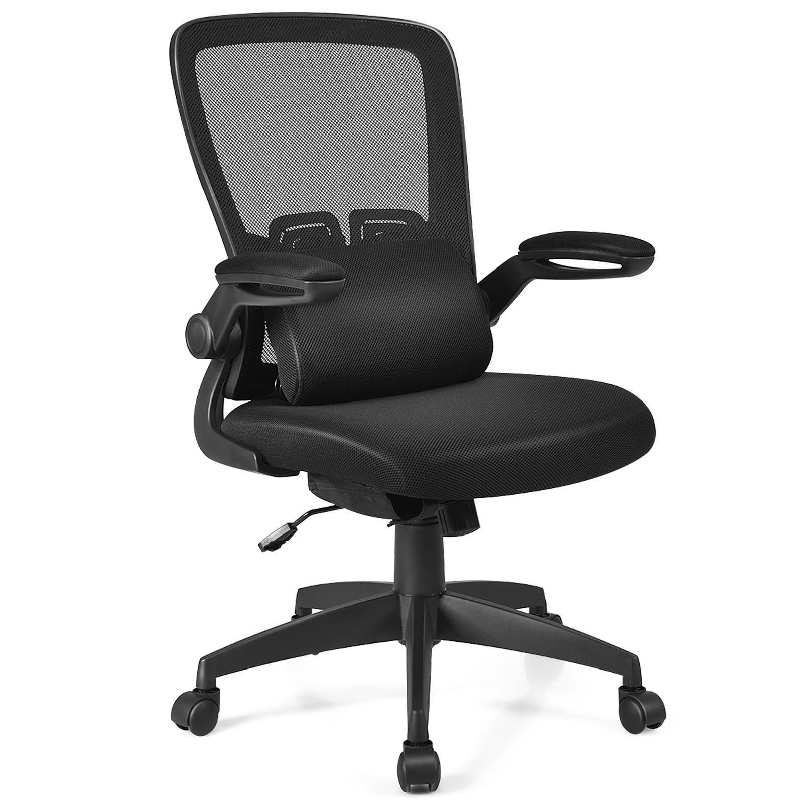 Giantex Mesh Office Chair Ergonomic Swivel Computer Chair Height Adjustable Gaming Executive Recliner,Black