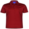 PS75 Sz 5XL ICON Polyester Mens Polo Shirt Red