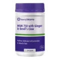 Henry Blooms MSM With Ginger & Devil's Claw Capsules 120