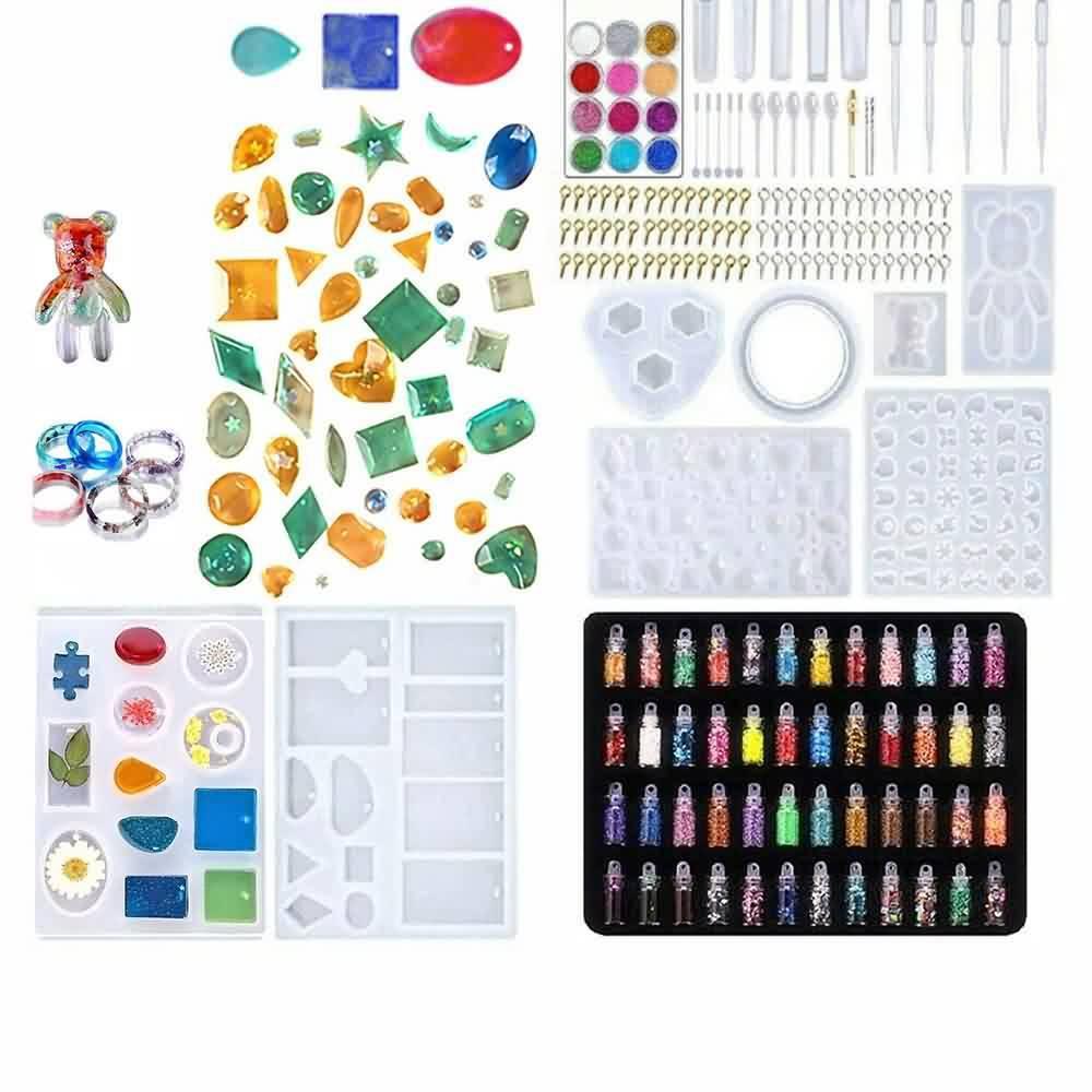 289 Silicone Mould Pendant Jewelry Making Necklace Mold Craft DIY Resin Supplies