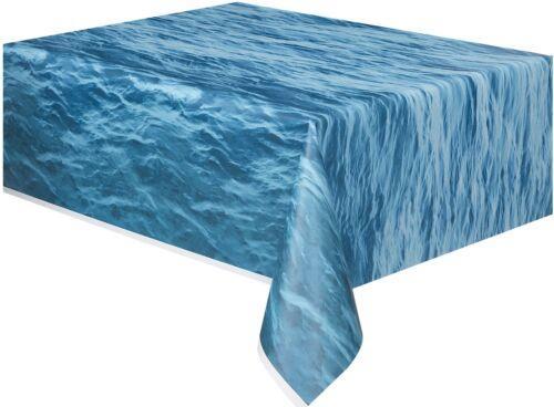 Ocean Waves Luau Sea Mermaid Party Plastic Table Cover Tableware Table Cover Decoration