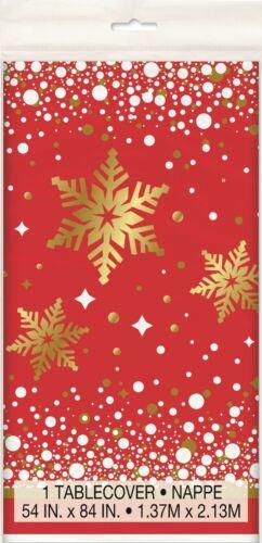 Christmas Xmas Party Decoration Gold Sparkle Plastic Table Cover Tablecloth July