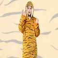 Advwin Oversized Hoodie Blanket Soft Plush Comfy Hooded Cuddle Blankets Teen Kids (Tiger Print)