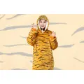 Advwin Oversized Hoodie Blanket Soft Plush Comfy Hooded Cuddle Blankets Teen Kids (Tiger Print)