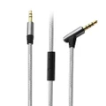Tsumbay Replacement Audio Cable W/ Remote & Mic for Headphone Car Audio Tablets