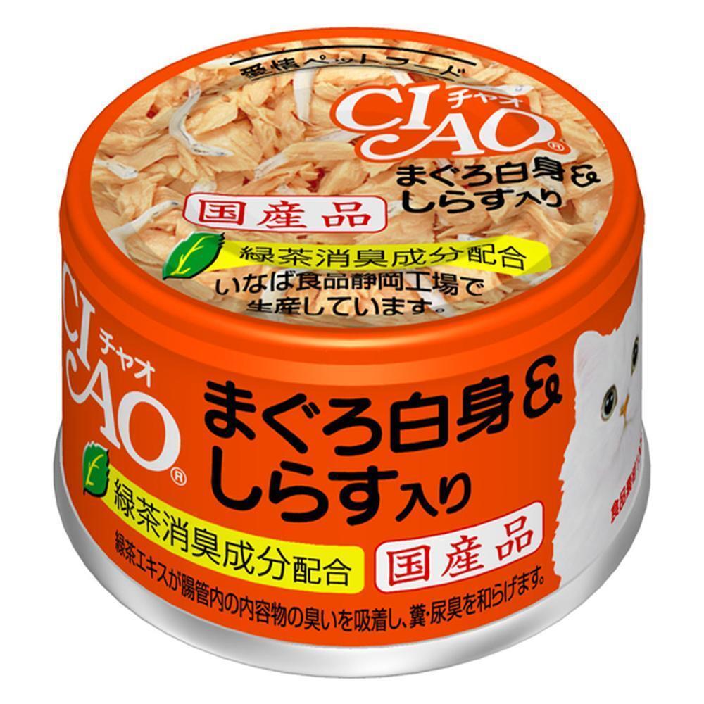 CIAO- Tuna White Meat & Baby Sardin Pack of 24