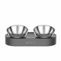 PETKIT FRESH NANO 15 Degree Adjustable Feeding Bowl - DOUBLE (Stainless Steel)