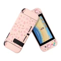 Cartoon Nintendo Switch Console Soft Protective Case Cover Pink Flower