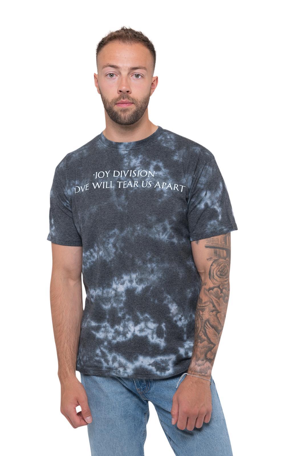 Joy Division T Shirt Love will Tear Us Apart new Official Unisex Dip Dye Black