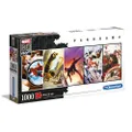 1000pc Clementoni Panorama Collection Marvel 80th Anniversary Wide Jigsaw Puzzle