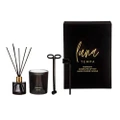 Tempa Luna Midnight Candle/Diffuser w/Wick/Snuffer Trimmer Home Fragrance Set