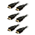 3x Sansai 1.5m High Speed HDMI Cable/Ethernet 3D/HD 1080P for TV DVD Blu-ray
