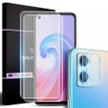 MAXSHIELD For OPPO A96 Full Cover Tempered Glass Camera Lens Screen Protector-2PS+2 lens protector
