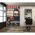 3D Hair Dryer Scissors Barber 115230 Barber Shop Wall Murals Self-adhesive Vinyl, XL 208cm x 146cm (HxW)(82"X58")
