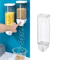 Cereal Dispenser Container Wall Mounted Grain Dry Food Storage Box Rice Dispenser Kitchen Storage Cereal Dispenser - 1000ml / 2Pcs